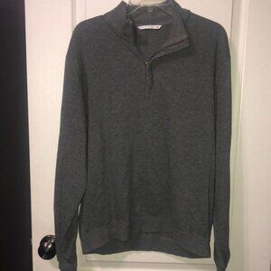 Cutter & Buck gray quarter zip pullover gently used size M